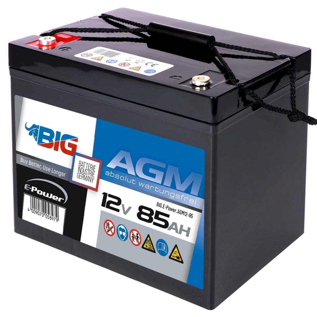Batteries: BIG E-Power AGM 12V 85Ah – Neuf avec emballage d'origine à Bottighofen par zaap 1
