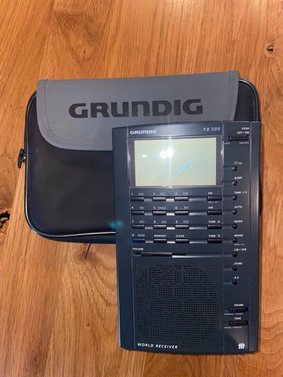 Récepteur Grundig Yacht Boy 500 YB 500 – World Receiver – Avec Étui Et Adaptateur