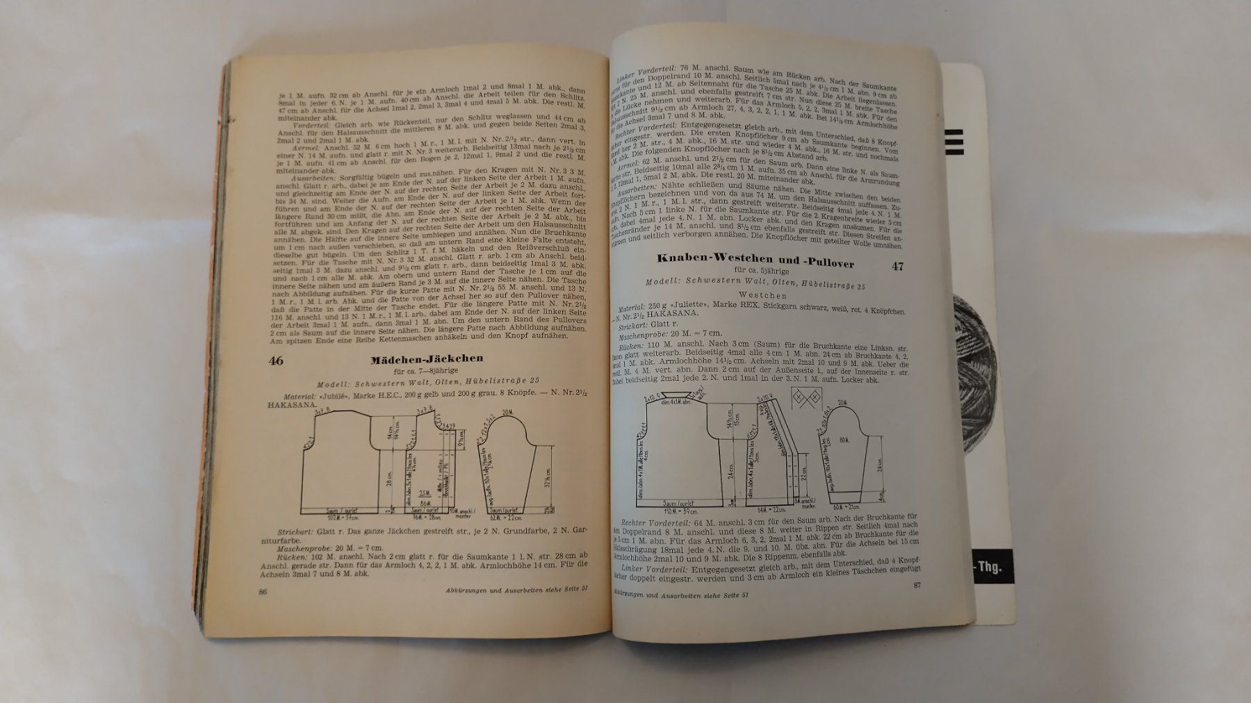 Zeitschriften & Magazine: BWT Nr. 11  - Schweizer Strickmode Buch Softcover 50er Jahre – Gebraucht aus Bellach von JingleJerry 7