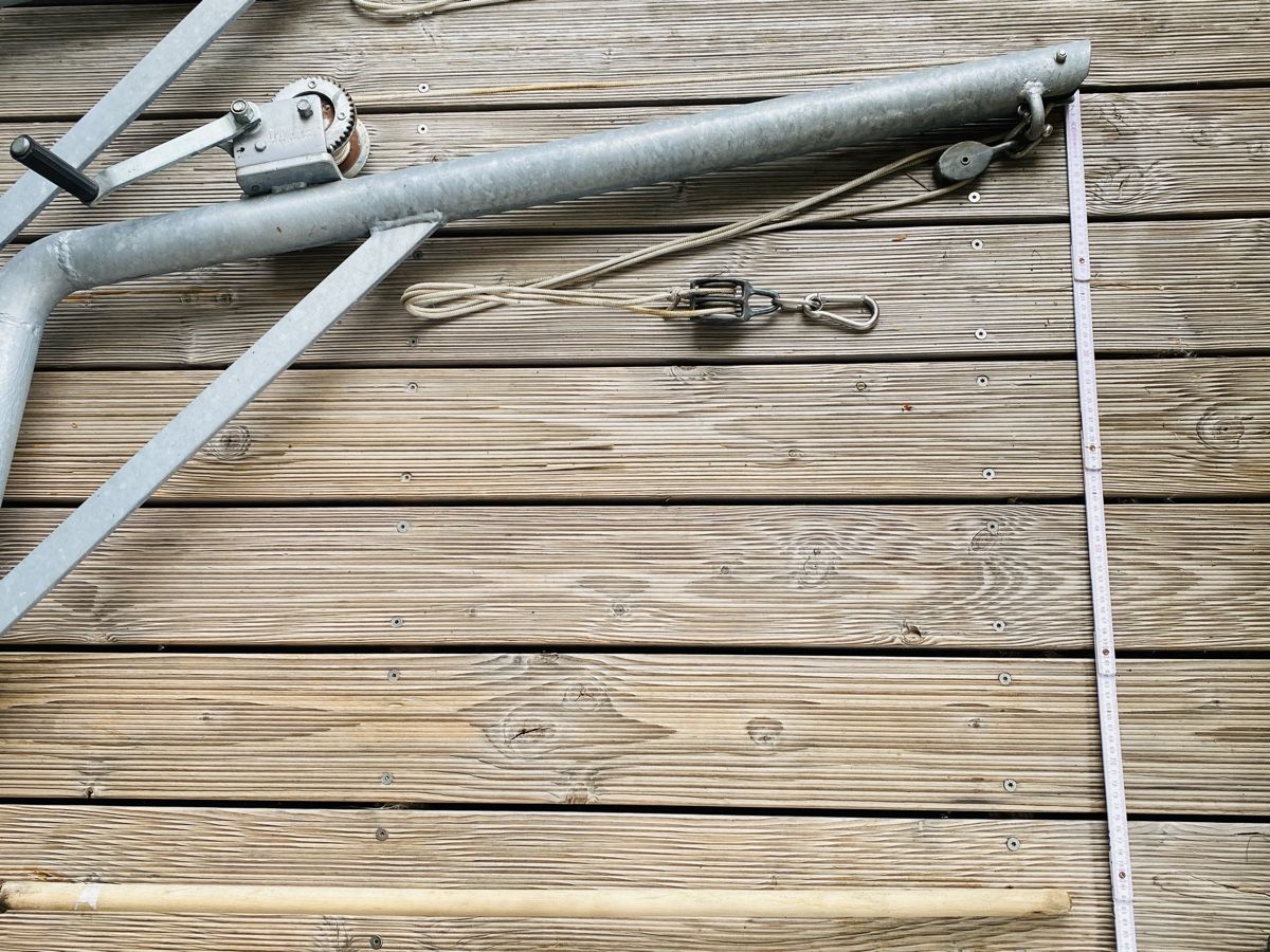 Altro per stoccaggio & trasporto: Davits für Boote - Beiboot-Hebesysteme, Bordkran, Heben – Usato da Murten venduto da Defender10 8