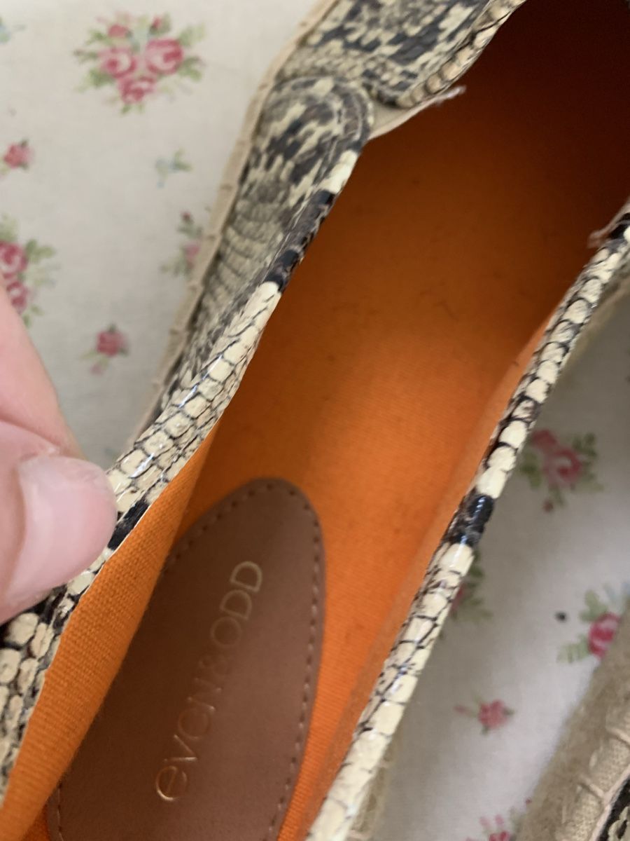 Scarpe da donna: Espadrilles von EVEN&OOD Gr. 38 Schlangenoptik – Usato da Ellikon an der Thur venduto da Bali1999 5