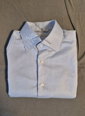 Suitsupply 38 Light Blue Business Shirt