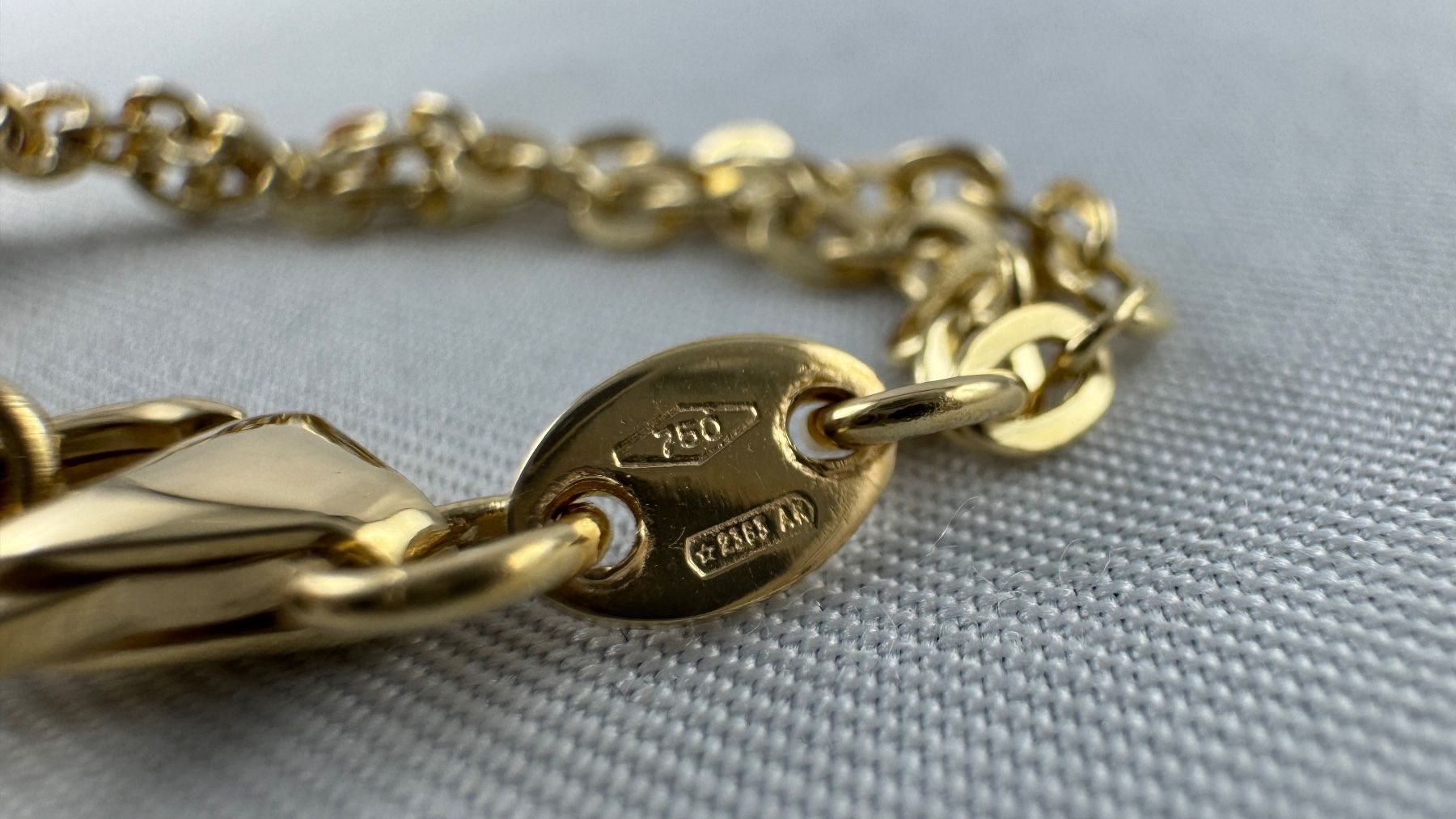 Bracciali & Braccialetti: Armkette in 750 Gold / 18 Karat – Nuovo (secondo la descrizione) da kreuzlingen venduto da fantasy_schmuck 3