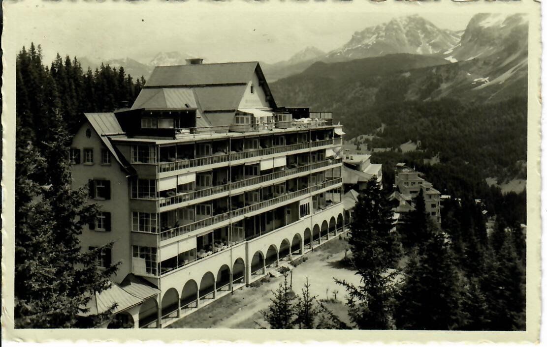 Cartoline postali: Bündner Heilstätte Arosa 1935 – Usato da Hochdorf venduto da Ziegel-16