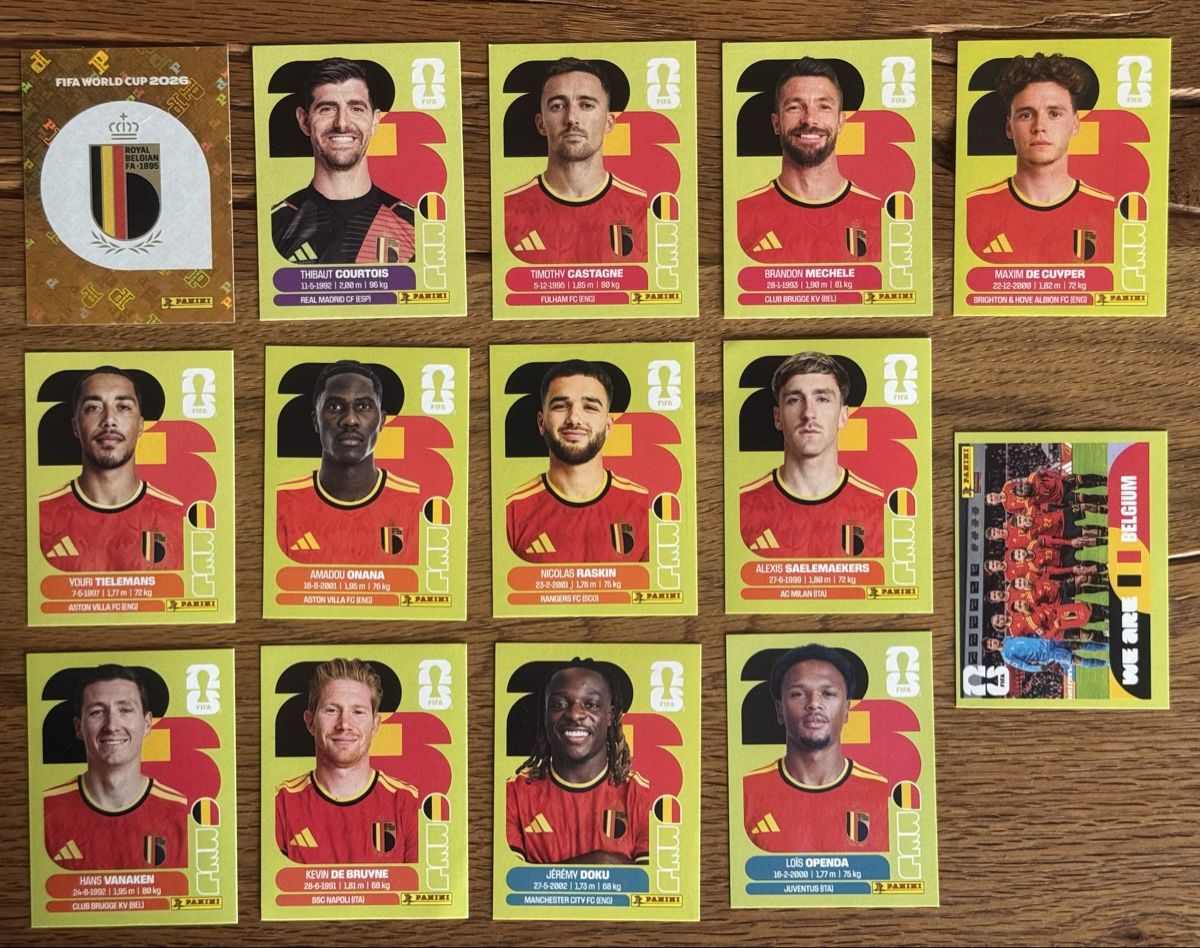 Panini Sammelbilder & Trading cards: Panini Sticker WM 2026 - Belgien  – Neu (gemäss Beschreibung) aus Mägenwil von Goldfire