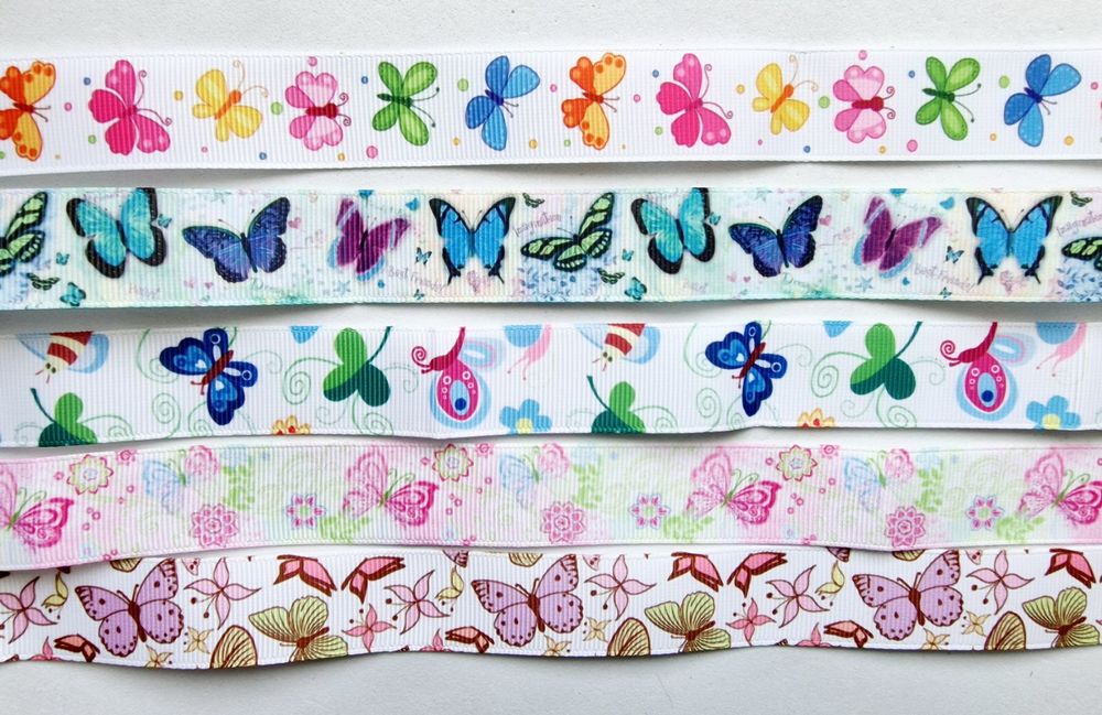 Ripsband Set Schmetterlinge | Kaufen auf Ricardo