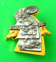 Basel Fasnachtsplakette Gold 2004 mit Nadel