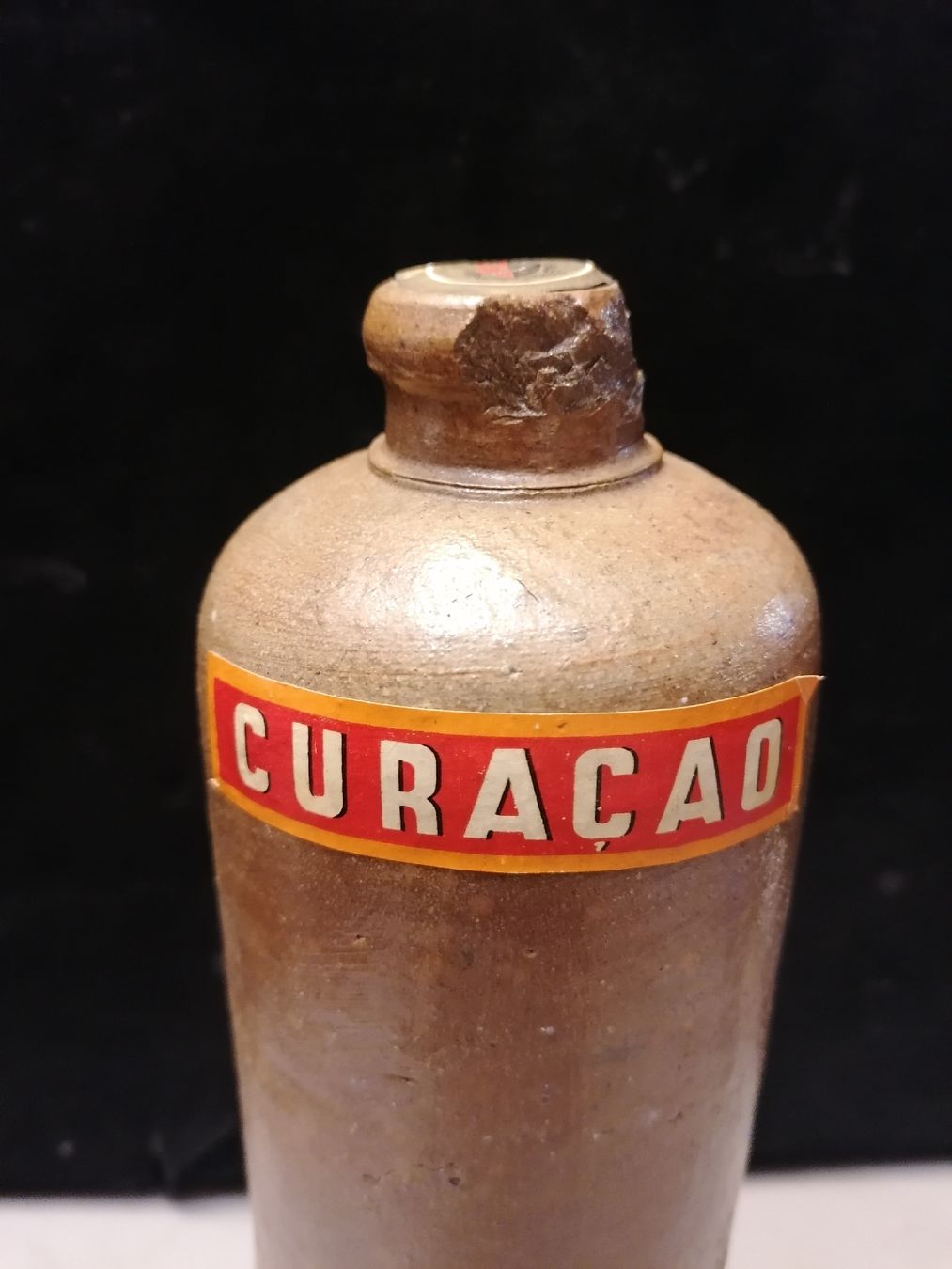 Spirituosen: Bouteille ancienne en grès "CURAÇAO" – Neu (gemäss Beschreibung) aus Genève von Leboucheoreilles 1