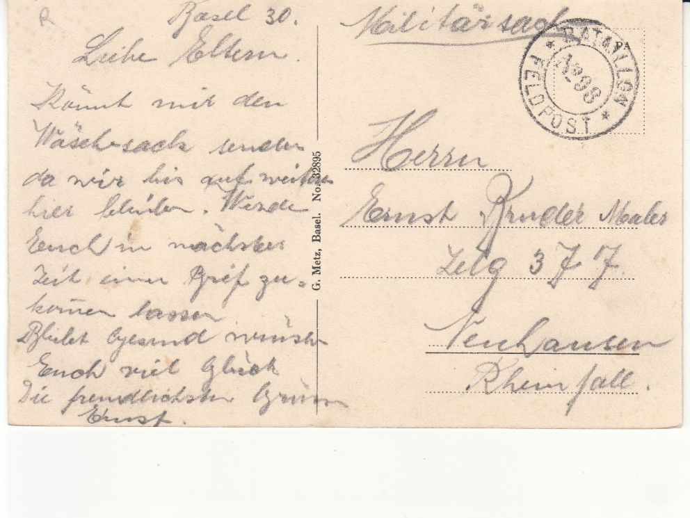 Cartes postales: Basel Lällekönig ca. 1915 – D'occasion à Bürglen TG par StampGraf 1
