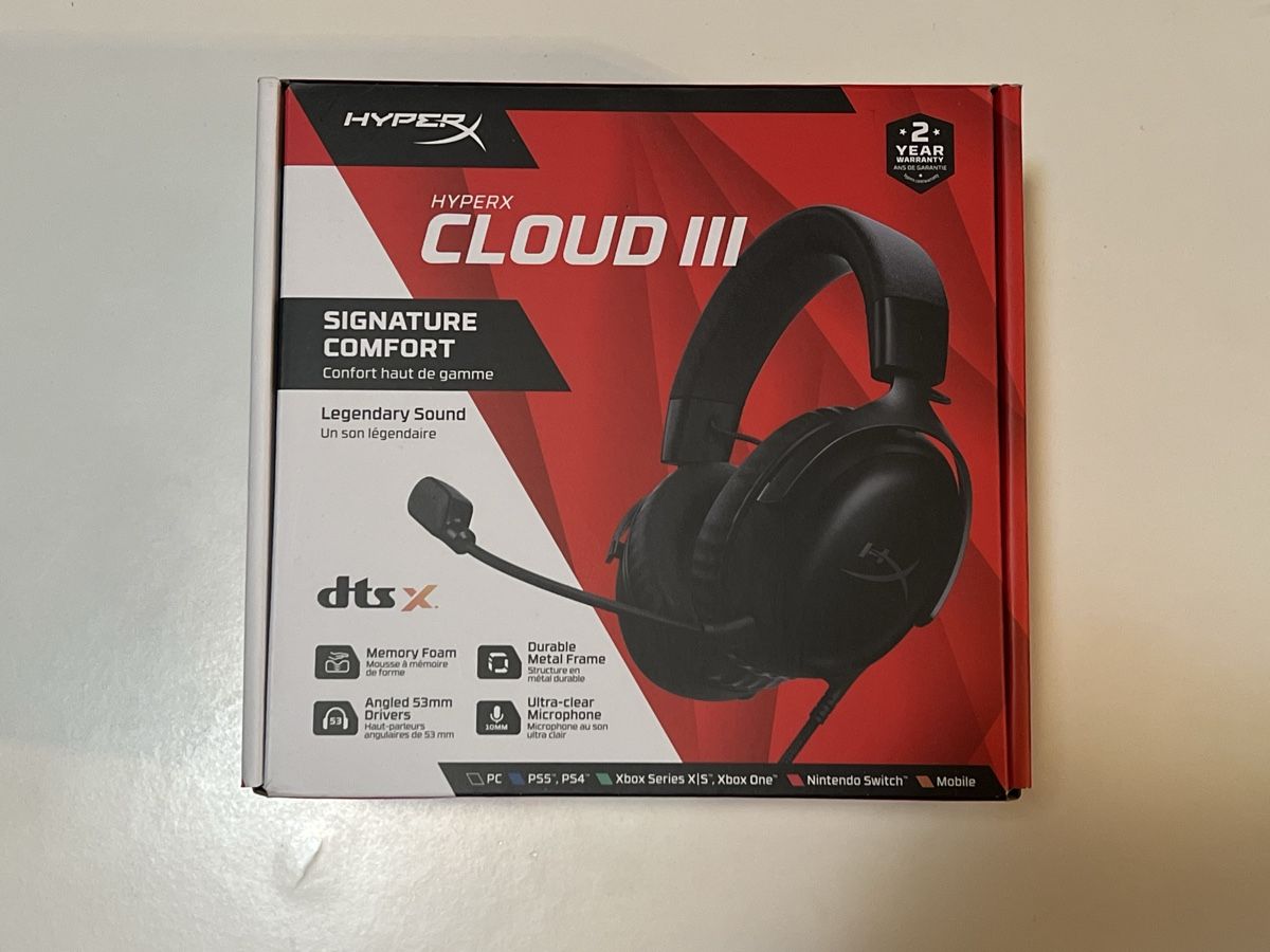 Hyperx Cuffie: HyperX Cloud III Gaming Headset - New in Box! – Nuovo e nell'imballaggio originale da Eiken venduto da HDSH