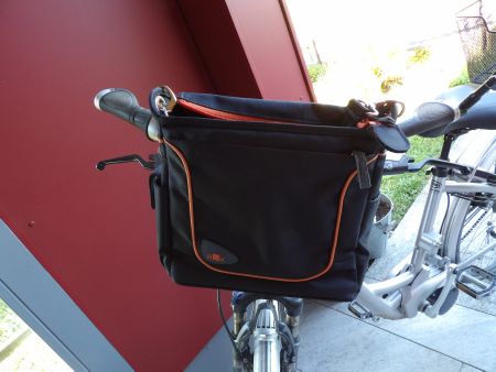 Lenkertasche für Fahrrad mit Klickfix - Montageteil