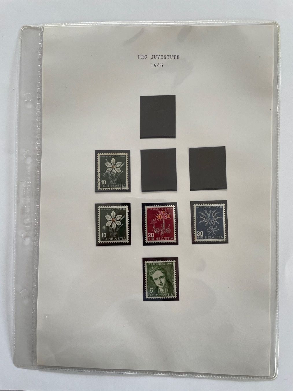 Tutti i francobolli: Antike Briefmarken Pro Juventute 1944 - 1952 – Usato da Adligenswil venduto da Treegarden 2