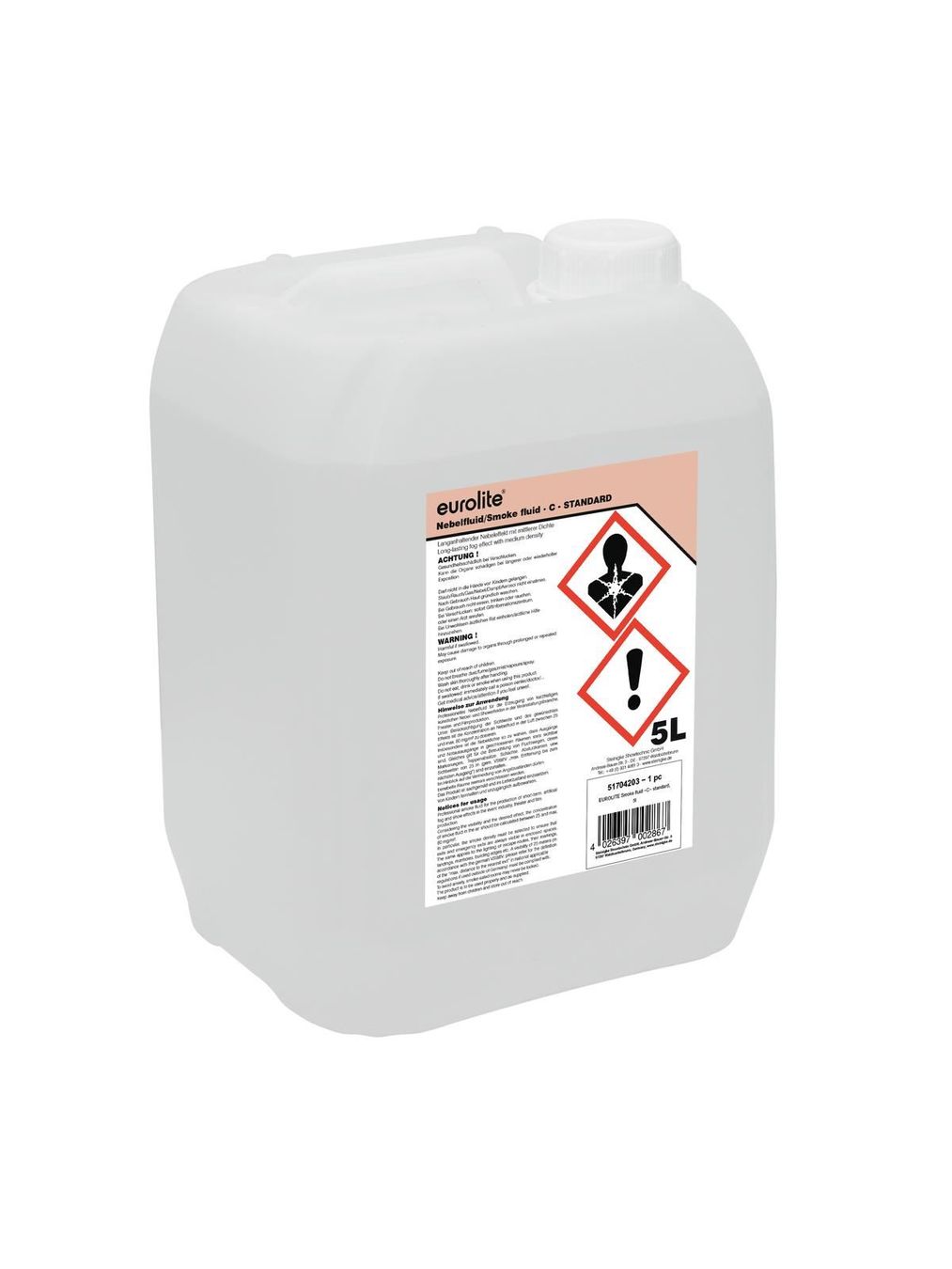 Accessori per altri veicoli: EUROLITE Smoke Fluid -C- Standard, 5l – Nuovo e nell'imballaggio originale da Däniken SO venduto da Profog1
