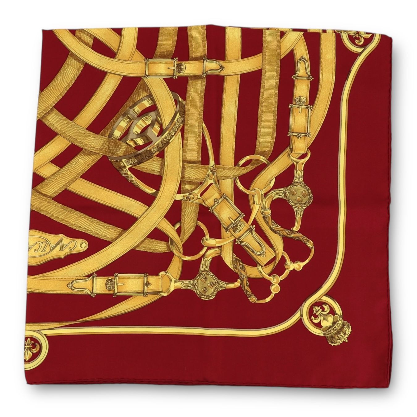 Hermès Foulards, Tücher & Schals: Hermès Carré "Cavalcadour" – Gebraucht aus Binningen von Designerlabels