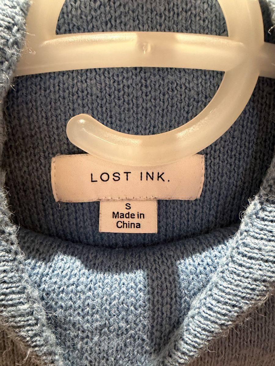 Pullover & Sweatshirts: Pull col montant bleu clair – Gebraucht aus Luzern von mfo_9j7f 1