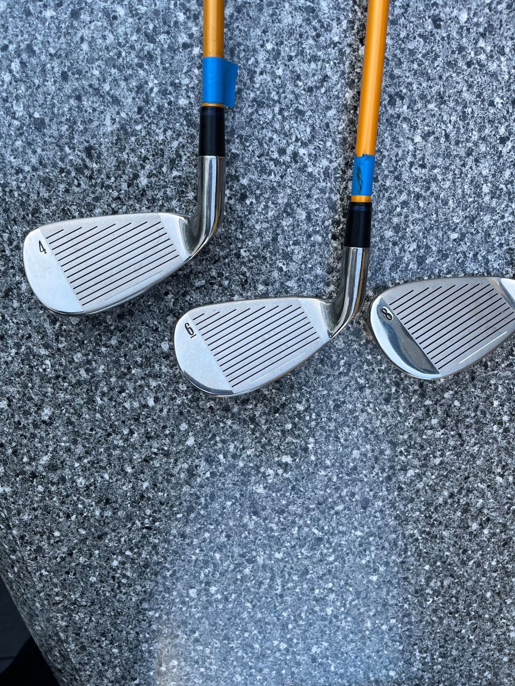 Mazze & Set: 5 diverse Golfschläger, NEUWERTIG – Usato da Schaffhausen venduto da 1963CD 5