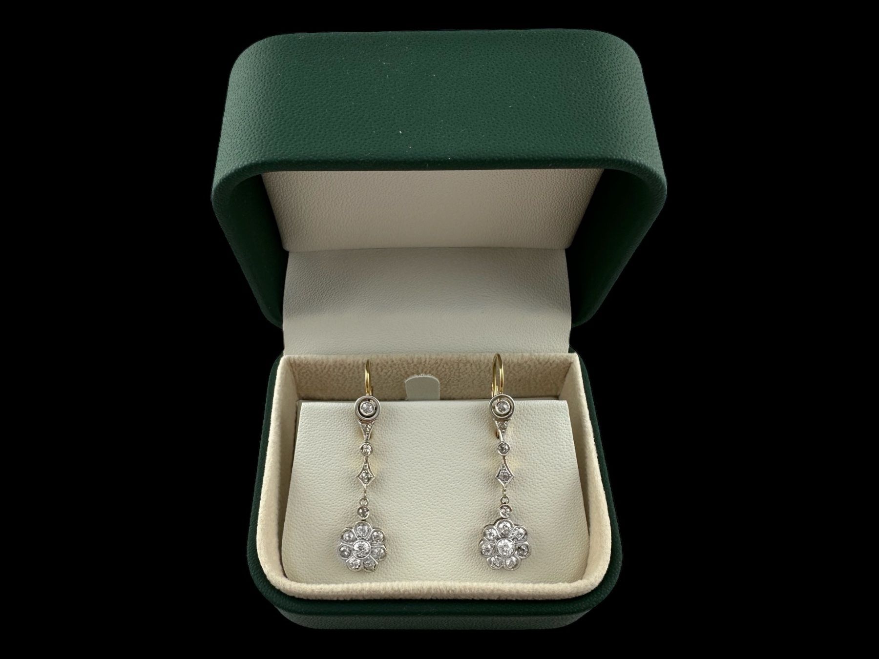 Ohrringe & -stecker: Jugendstil Diamant - Ohrhänger um 1910 – Gebraucht aus Zuzwil SG von artimmo 2