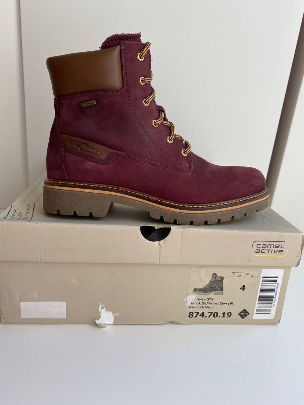 Camel Scarpe da donna: CAMEL ACTIVE CANBERRA GTX BOOTS W, 37 – Nuovo e nell'imballaggio originale da Luzern venduto da falena01 9