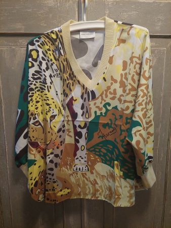 Herzen's Angelegenheit . Seiden-Pullover prato multi 36