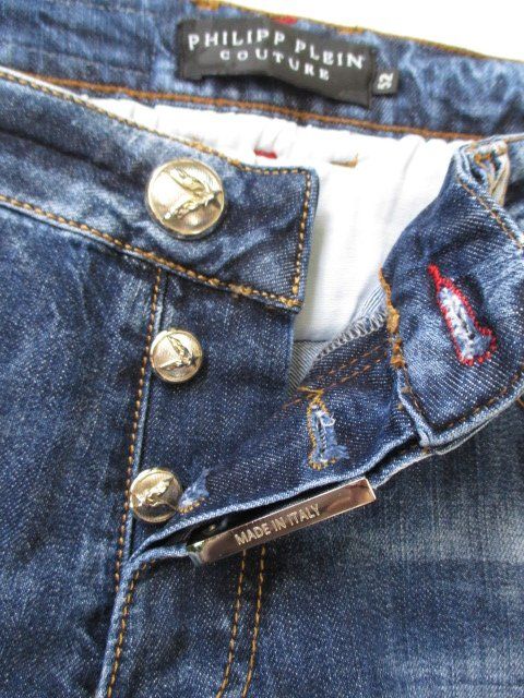 Philipp Plein Jeans: Philipp Plein - Biker Denim Jeans Gr. 52 – Usato da Wetzikon ZH venduto da icewear 3