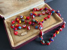 Antike Murano Milefiori Kette