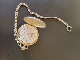 Vintage Taschenuhr Aerowatch Neuchâtel Silber 925