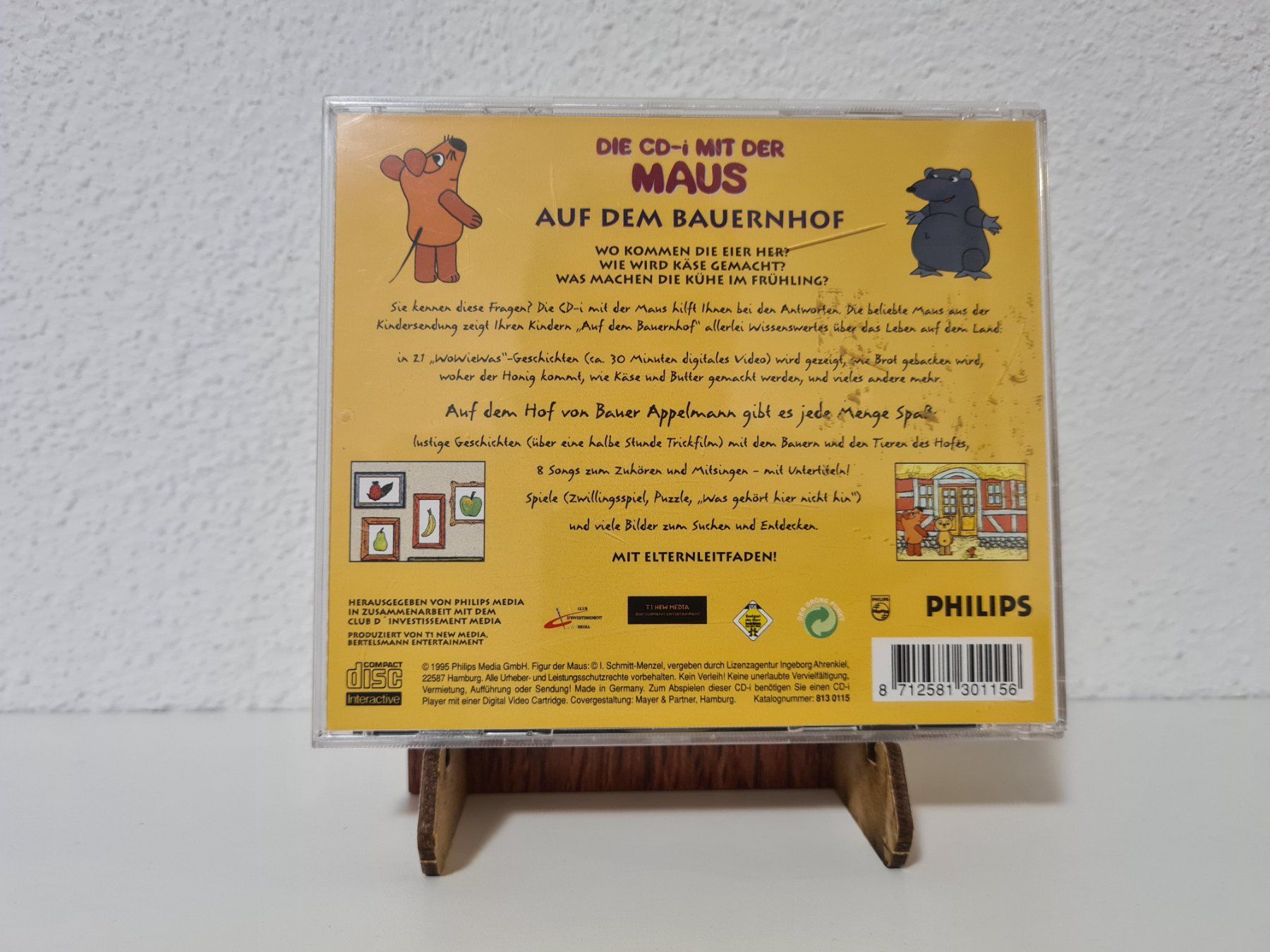 Giochi: Die CD-i mit der Maus (Sendung mit der Maus) PHILIPS CD-i – Usato da Dübendorf venduto da digital_bath 1