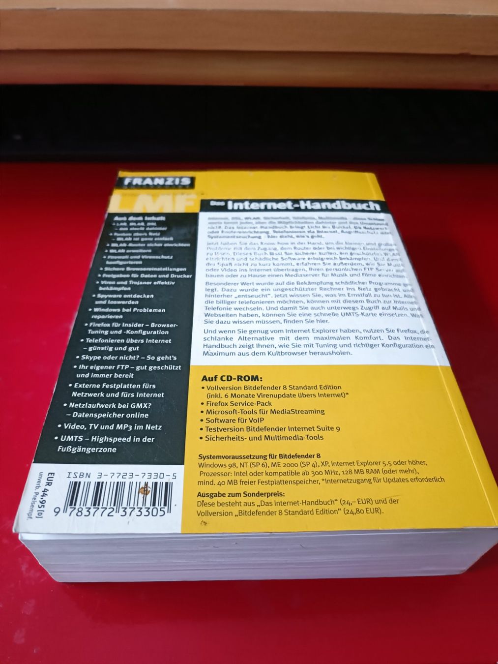 Bücher: 1 INTERNETHANDBUCH inklusiv Vollversion BITDEFENDER 8 fast – Gebraucht aus Glis von MYS-Wallis2020 1