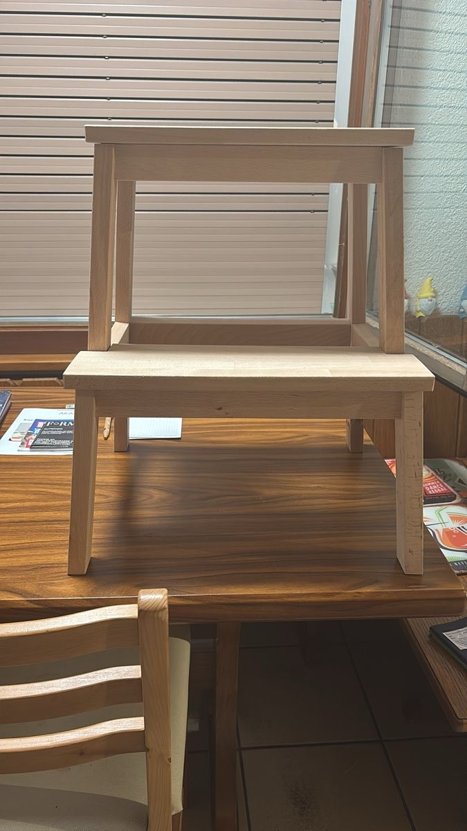 Scale: Tritthocker Holz hell 2 Stufen gebraucht – Usato da Siebnen venduto da neb_tt6h 2