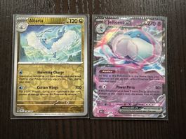 Pokémon Karten: Altaria & Jellicent EX - CRINCLE CUT ERROR