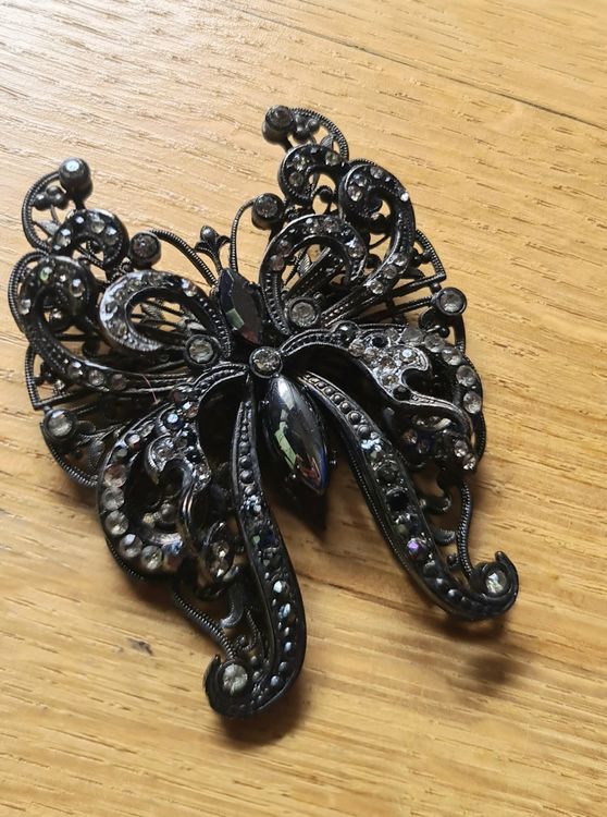 Broche Fantaisie Vintage – Métal Argenté, élégance Rétro Pour Accessoire Mode