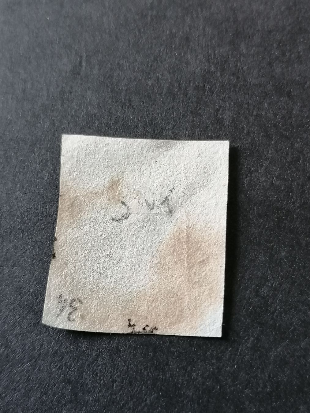 Alle Briefmarken: One Penny red 1841, Platte 34 – Gebraucht aus Happerswil von tschergi 1