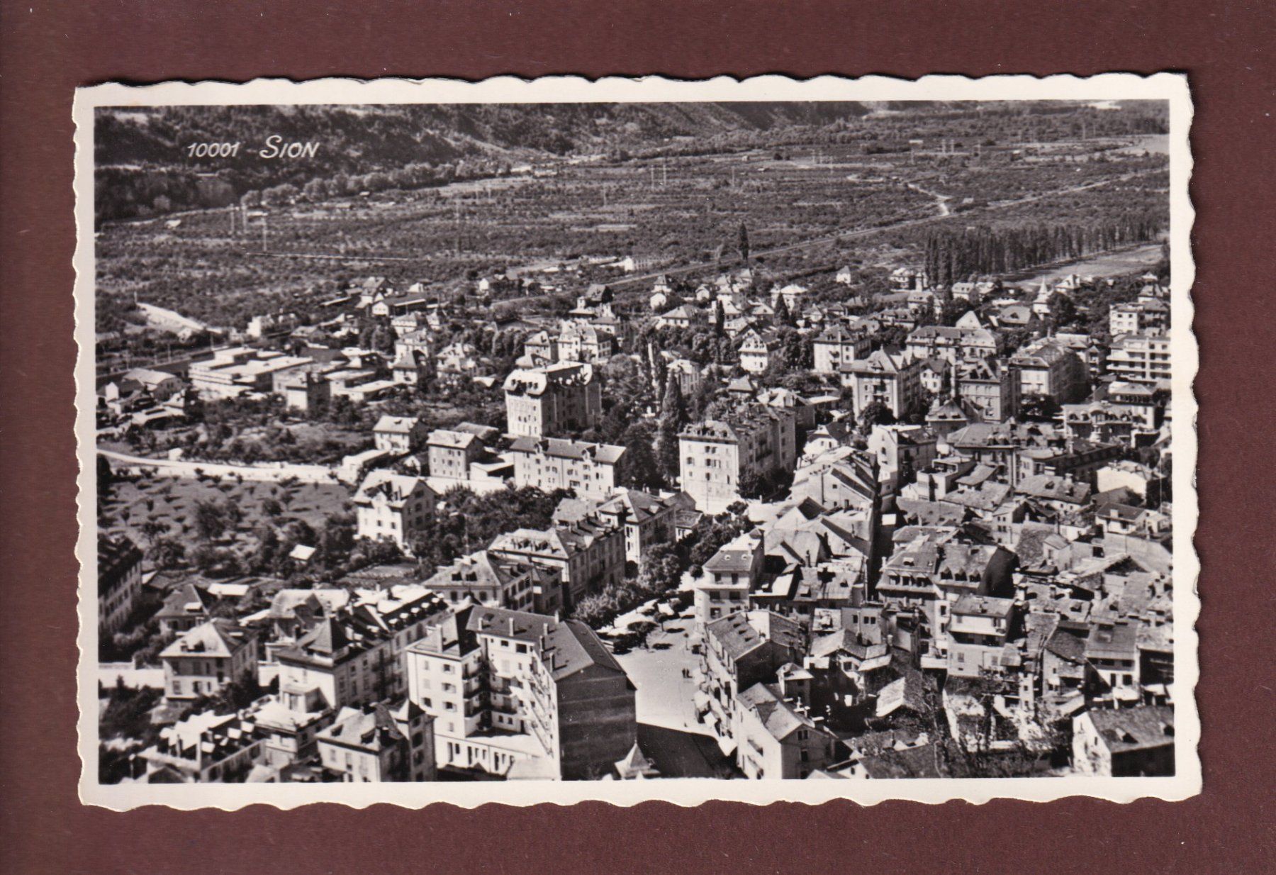 Cartoline postali: SION - Vue Partielle – Usato da Pully venduto da nicecards