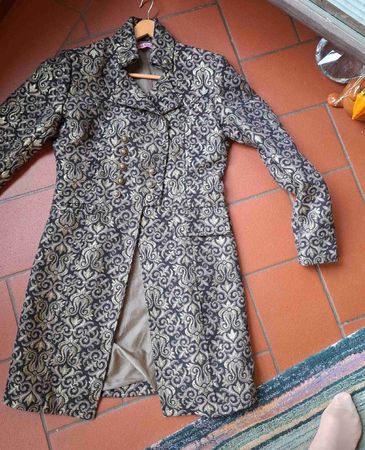 Eleganter Brokat-Mantel, Gr. L