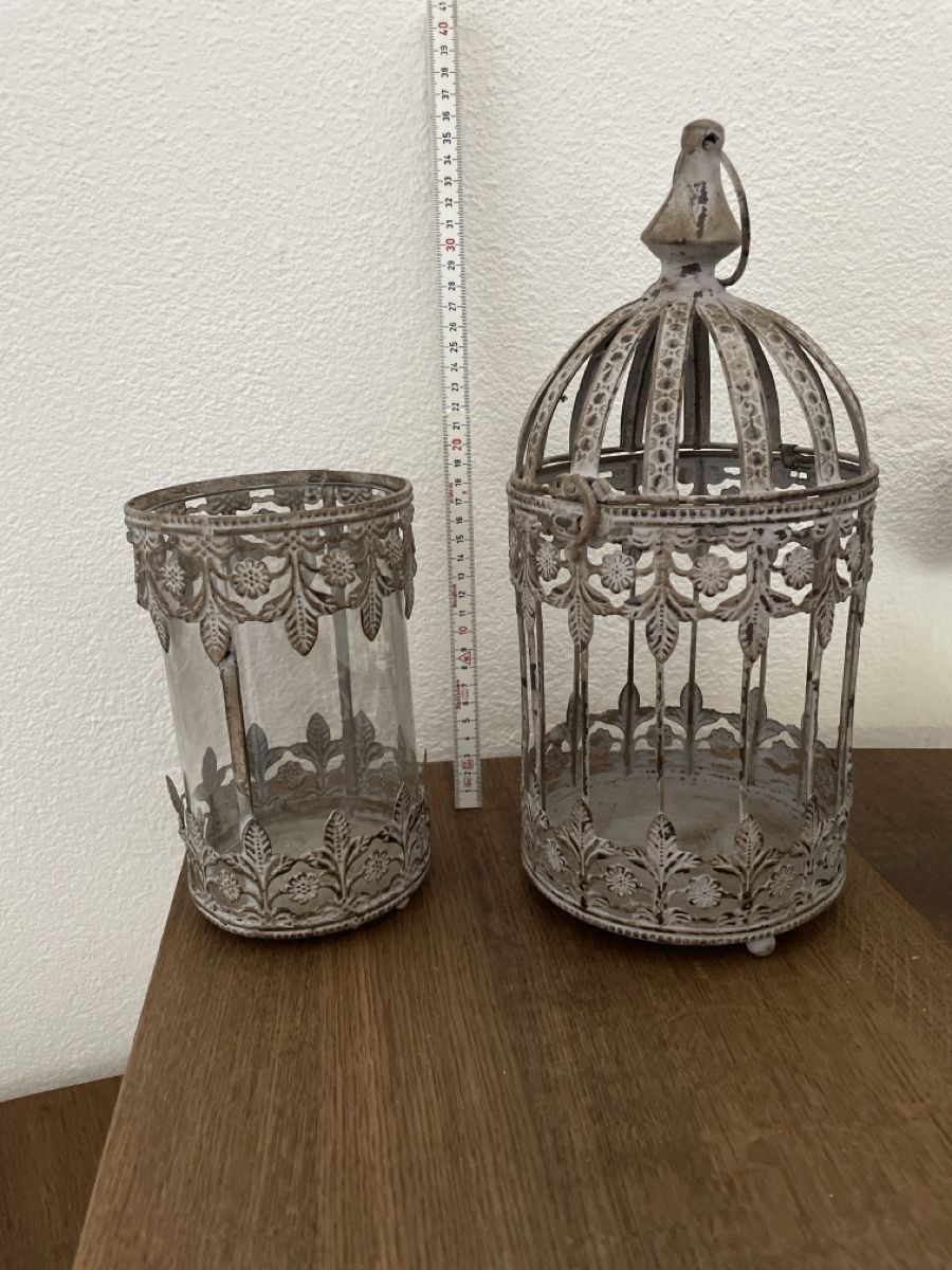 Alle Dekorationen: Shabby Chic Deko Windlicht & Käfig – Gebraucht aus Sissach von Gaemma