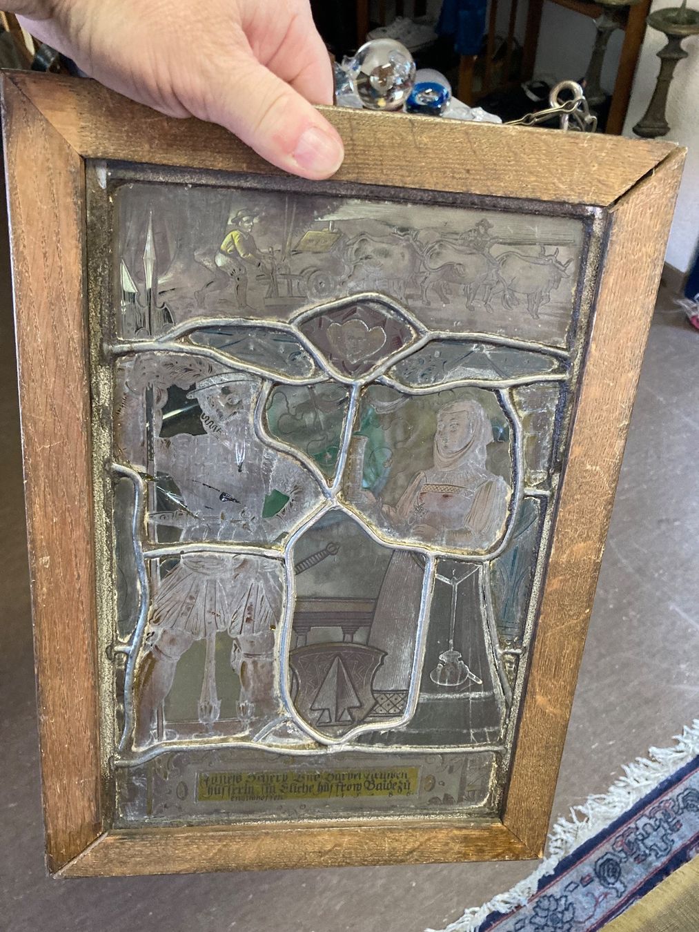 Bicchieri: 1586 Museale rare Glaskunst Glas Fenster – Usato da Bern venduto da Jwpm66 9