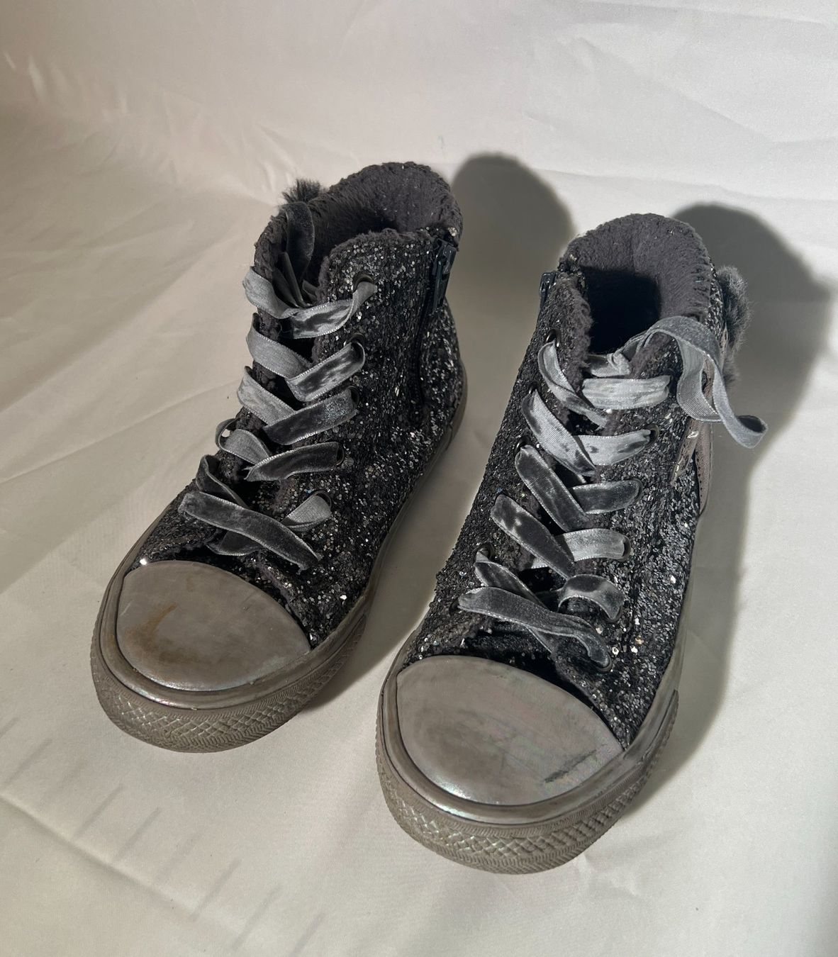 Scarpe per ragazze: Glitzerhalbschuhe Gr. 30 gefüttert – Usato da Zürich venduto da Drahtzug 3