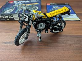 Lego Technic 8838 Motorrad mit OVP und Anleitung