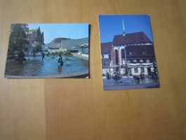 Schöne Postkarten Basel Tinguely Brunnen