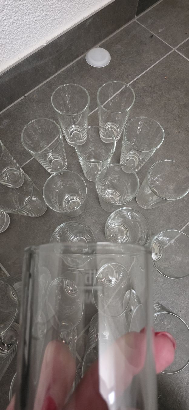 Verres: Weißwein gläser 1dl – D'occasion à La Punt Chamues - ch par _lau_
