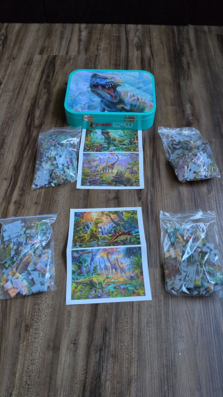 Puzzle: Dino Puzzlekoffer (4 verschiedene) – Usato da Boniswil venduto da Martina190 1