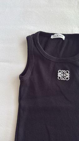 Loewe Tanktop schwarz gerippt Grösse M neuwertig