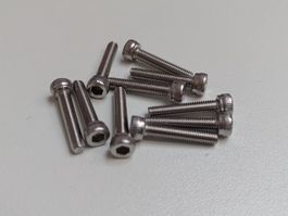 Zylinderkopfschraube M3x16 Edelstahl (A2-70) (10er Pack)