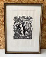 Holzschnitt / Fische von KARL KREBS      (ID M501)