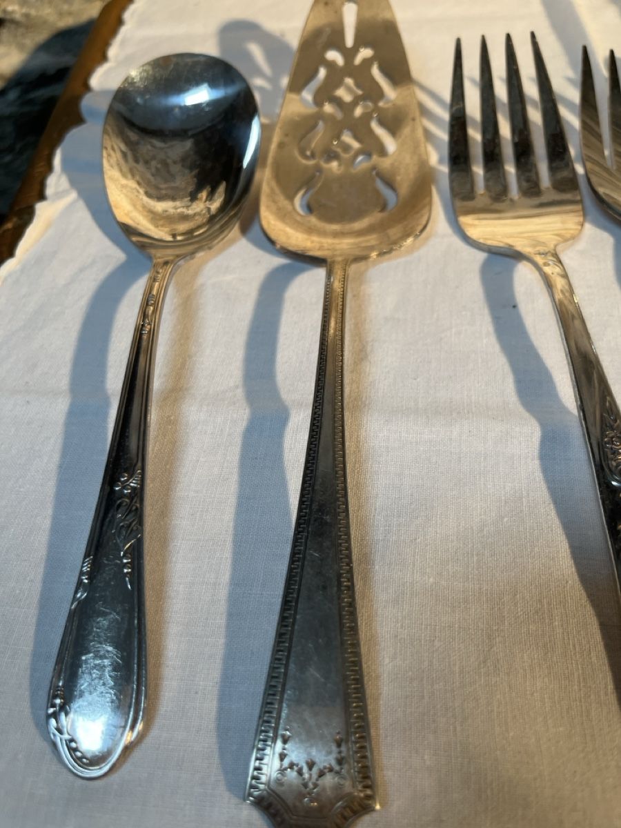 Set di posate: Konvolut Silberbesteck Vorlegebesteck Silverplated – Usato da Brienz BE venduto da hey_z9vg 2