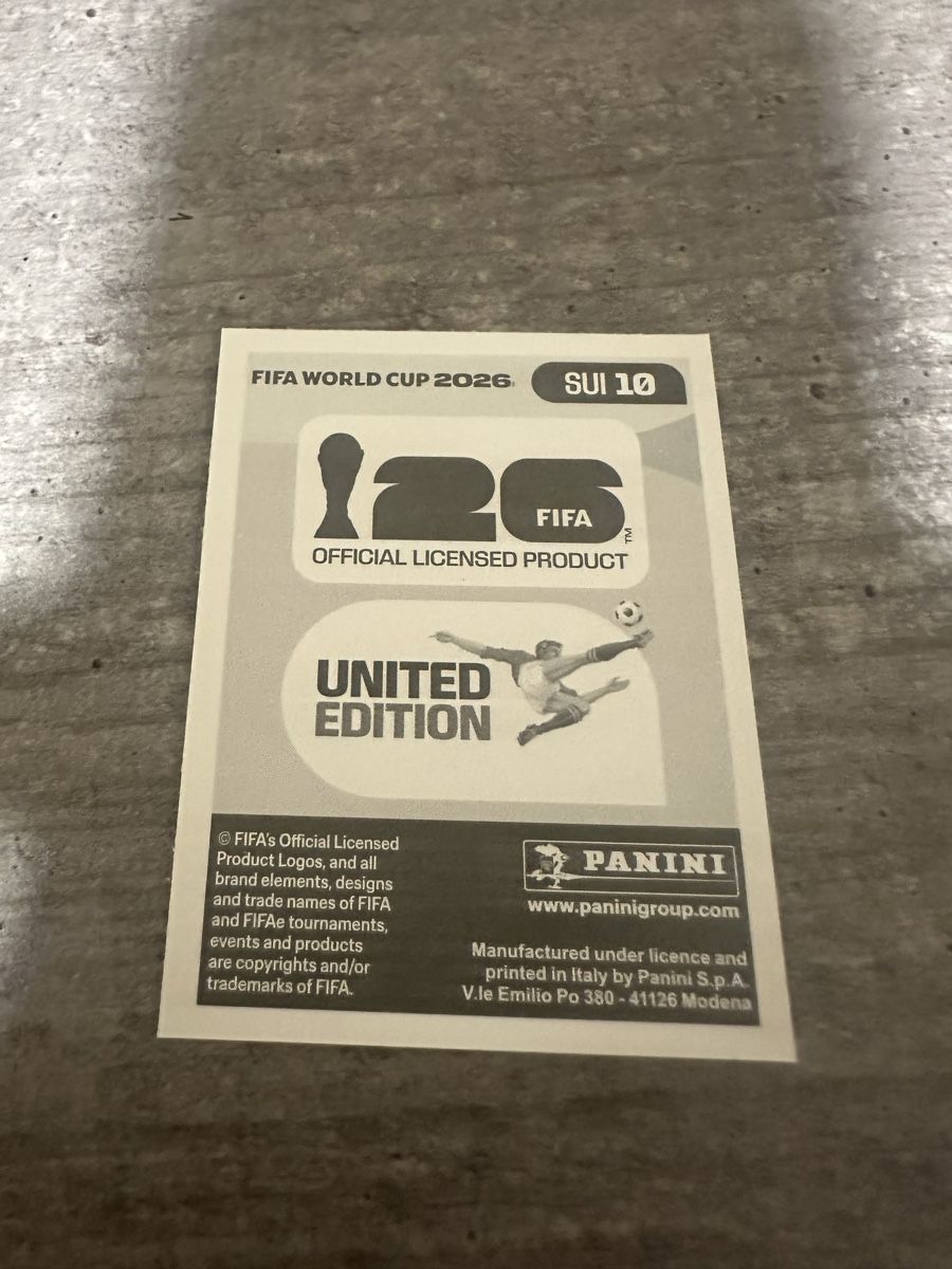 Panini Carte collezionabili: SUI 10 , FIFA WORLD CUP 2026 PANINI  – Nuovo (secondo la descrizione) da Frauenfeld venduto da 1PegPeg1 1