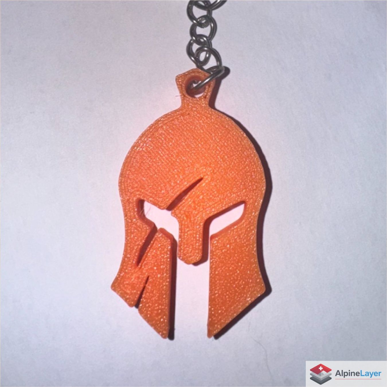 Portachiavi: Spartan Helmet 3D Printed Keychain Orange – Nuovo (secondo la descrizione) da Losone venduto da AlpineLayer