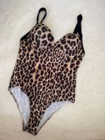 Leopard Print Swimsuit, Size Medium -