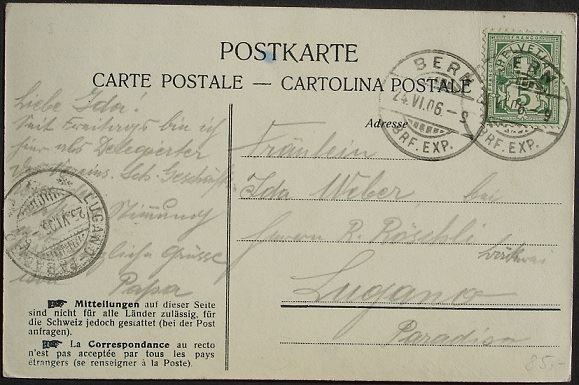 Cartoline postali: LITHO Gurten-Kulm BERN – Usato da Jona venduto da philajona 1
