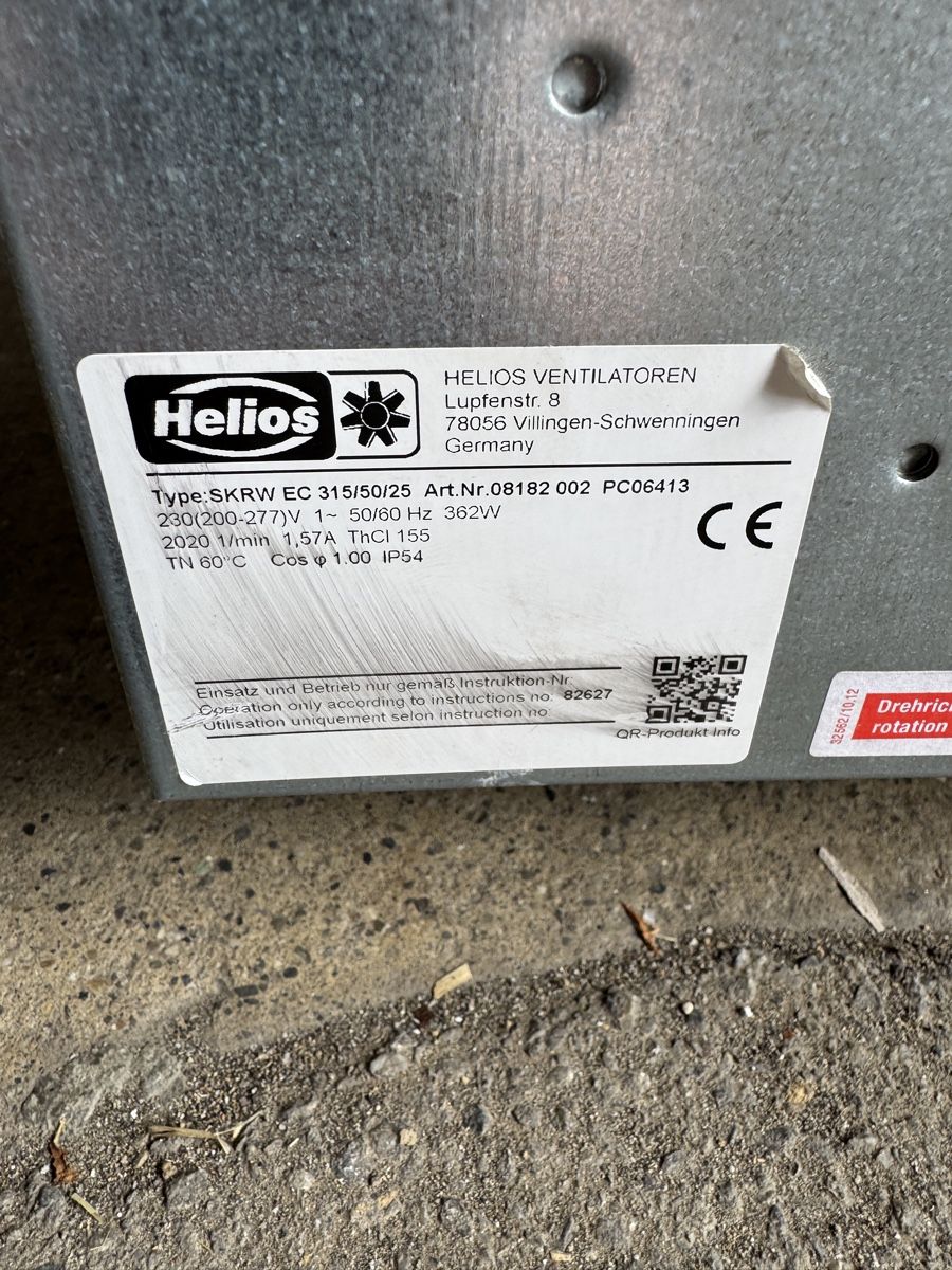 Helios Ventilatoren: Helios Ventilator – Neu und originalverpackt aus Härkingen von 1S. 3